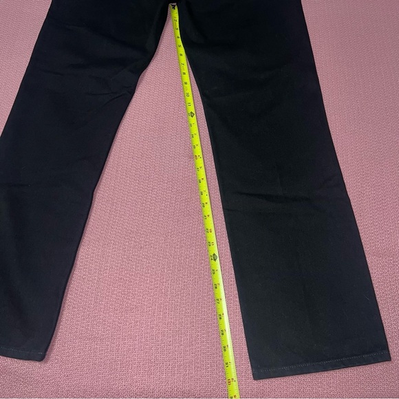 NWT Reformation x Camille Rowe Mid Rise Relaxed Straight Jeans Black 30 - Picture 13 of 13